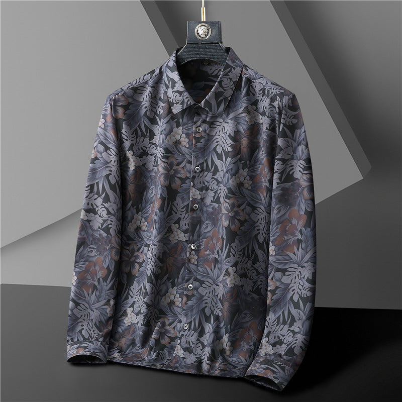 Howard - Modern Botanical Casual Shirt | By Mason & Reed London