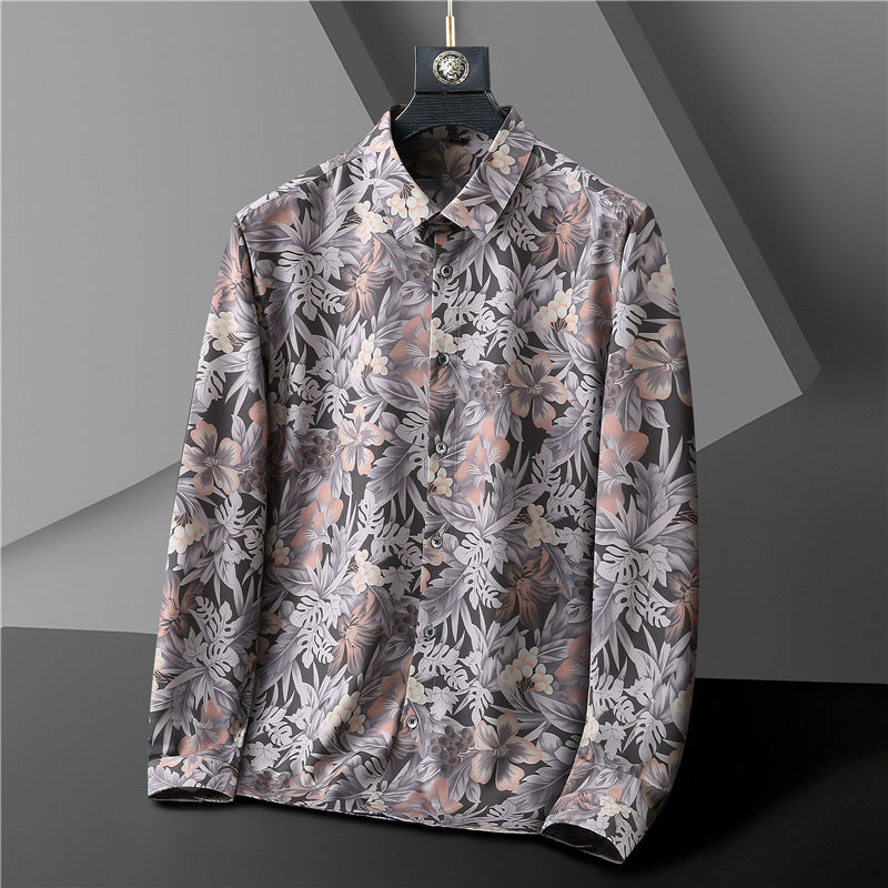 Howard - Modern Botanical Casual Shirt | By Mason & Reed London
