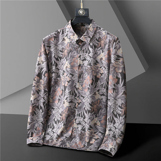 Howard - Modern Botanical Casual Shirt | By Mason & Reed London