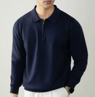 Dominic - Essential Zip Sweater | By Mason & Reed London