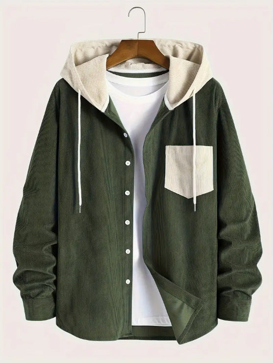 Edwin - Casual Hooded Shirt Jacket | By Mason & Reed London