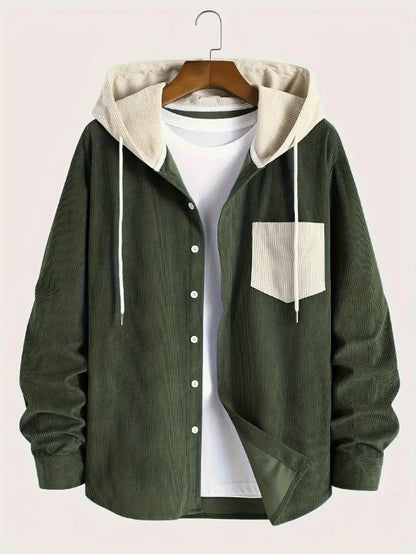 Edwin - Casual Hooded Shirt Jacket | By Mason & Reed London