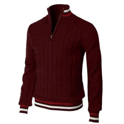 Grayson - Classic Luxe Zip Sweater | By Mason & Reed London