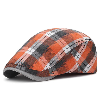Niall - Vintage Plaid Flat Cap | By Mason & Reed London