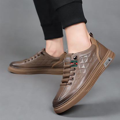 Ulric - Classic Leather Comfort Sneakers | By Mason & Reed London