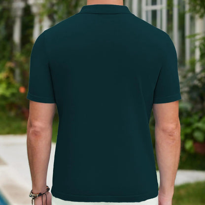 Kyler - Refined Luxe Trim Polo Tee | By Mason & Reed London