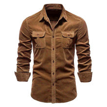 Brian - Classic Military Style Button-Up Shirt | By Julian & Claire Toronto
