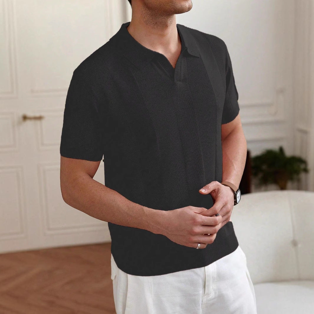 Zyne - Breathable Knit Polo Tee | By Mason & Reed London