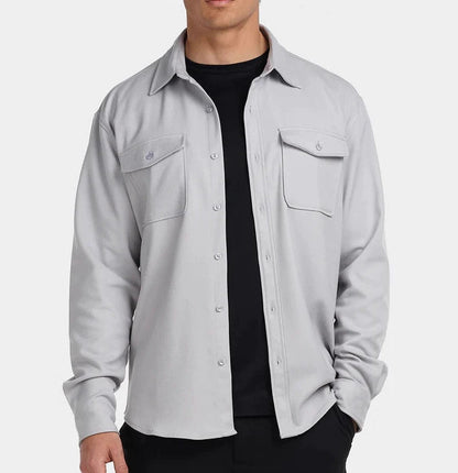 Terry - Casual Button Overshirt | By Mason & Reed London