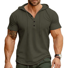 Rhett - Relaxed Fit Henley Hoodie | By Julian & Claire Toronto