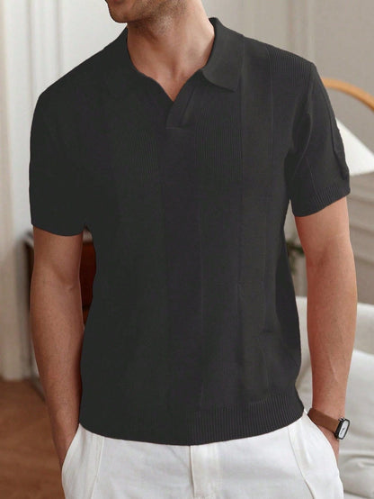 Zyne - Breathable Knit Polo Tee | By Mason & Reed London