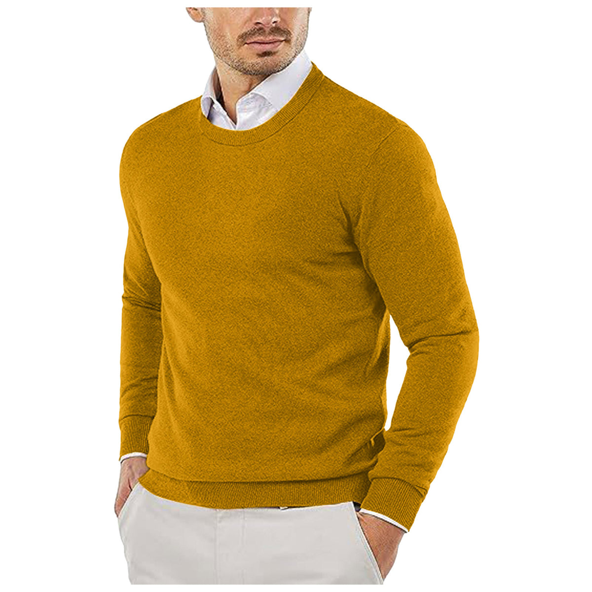 Eric - Casual Crew Neck Sweater | By Mason & Reed London