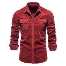 Brian - Classic Military Style Button-Up Shirt | By Julian & Claire Toronto