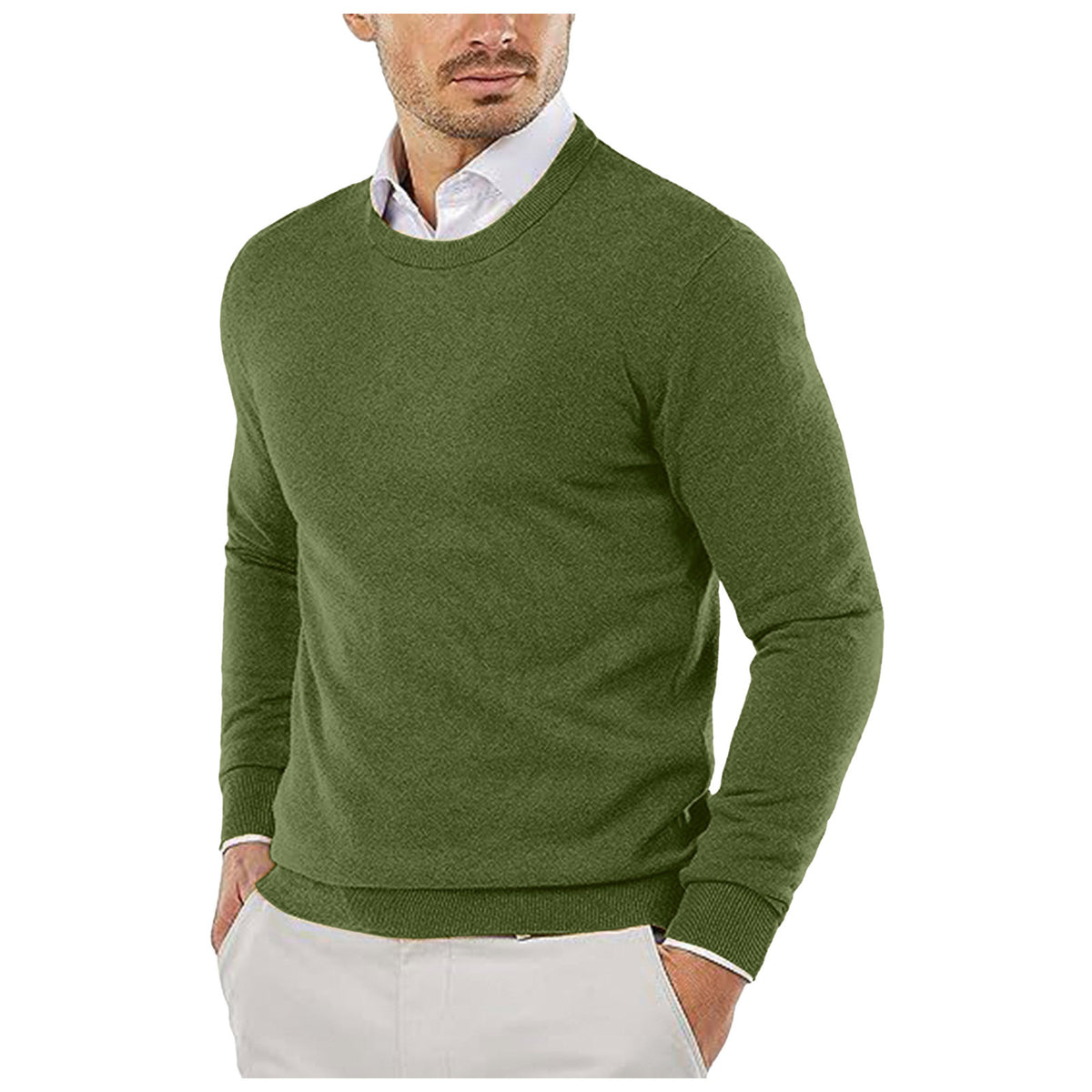 Eric - Casual Crew Neck Sweater | By Mason & Reed London