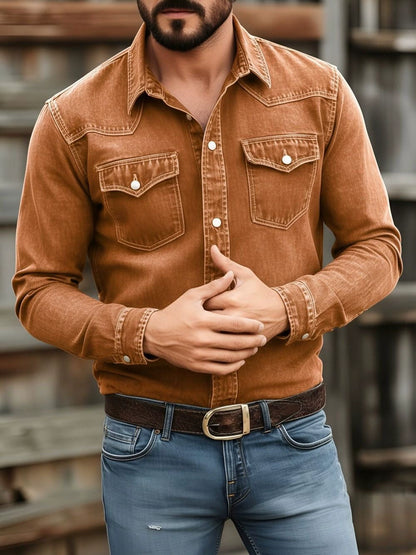 Christian - Heritage Long Sleeve Work Shirt | By Mason & Reed London