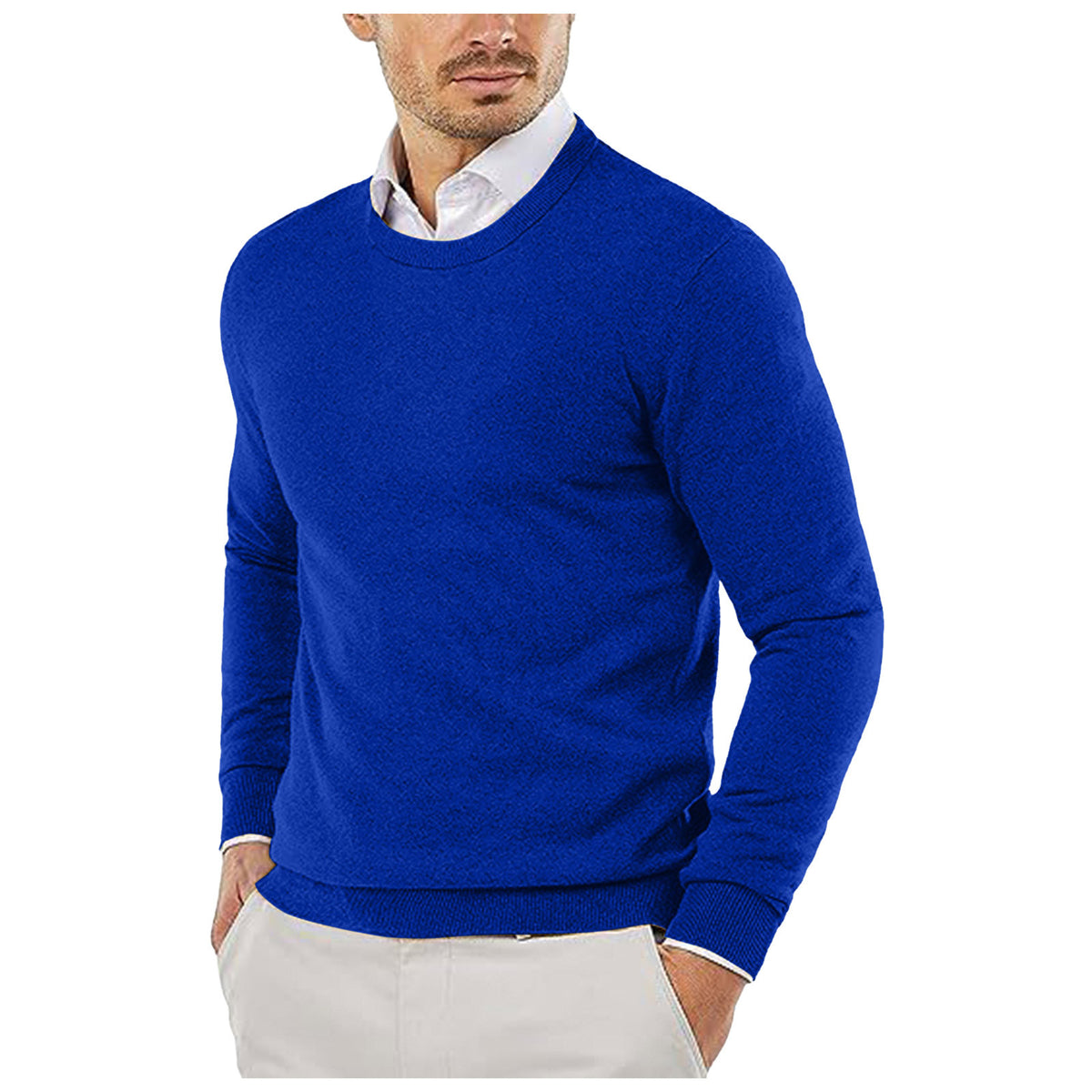 Eric - Casual Crew Neck Sweater | By Mason & Reed London