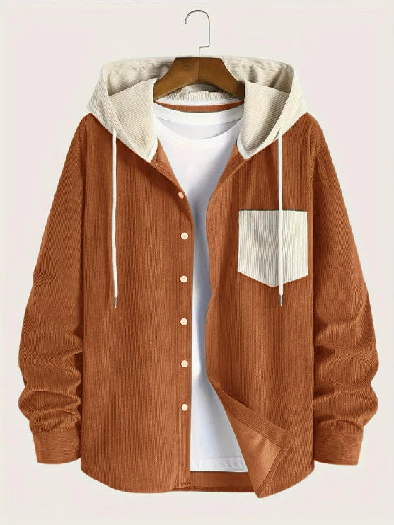 Edwin - Casual Hooded Shirt Jacket | By Mason & Reed London