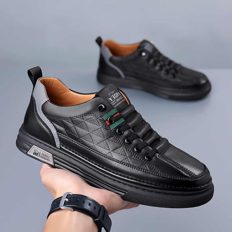 Ulric - Classic Leather Comfort Sneakers | By Mason & Reed London