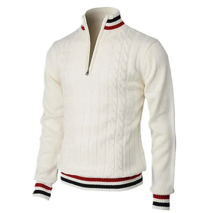 Grayson - Classic Luxe Zip Sweater | By Mason & Reed London