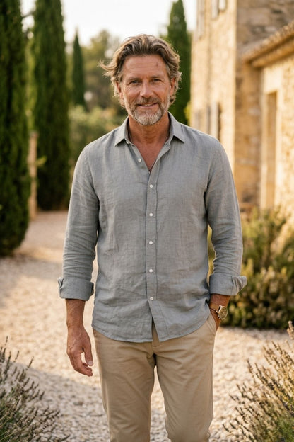 Boone - Relaxed Button-Up Shirt | By Mason & Reed London