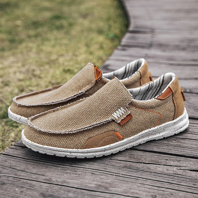 Maxime - Classic Comfort Canvas Loafers | By Mason & Reed London