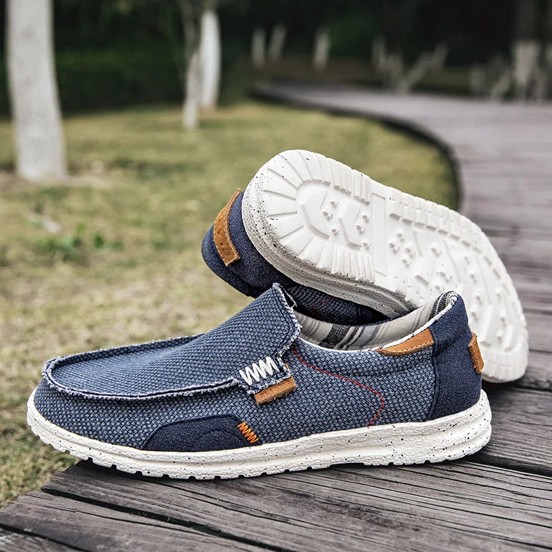 Maxime - Classic Comfort Canvas Loafers | By Mason & Reed London
