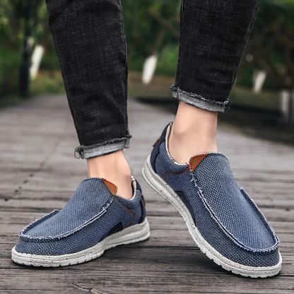 Maxime - Classic Comfort Canvas Loafers | By Mason & Reed London