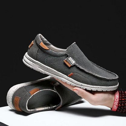 Maxime - Classic Comfort Canvas Loafers | By Mason & Reed London