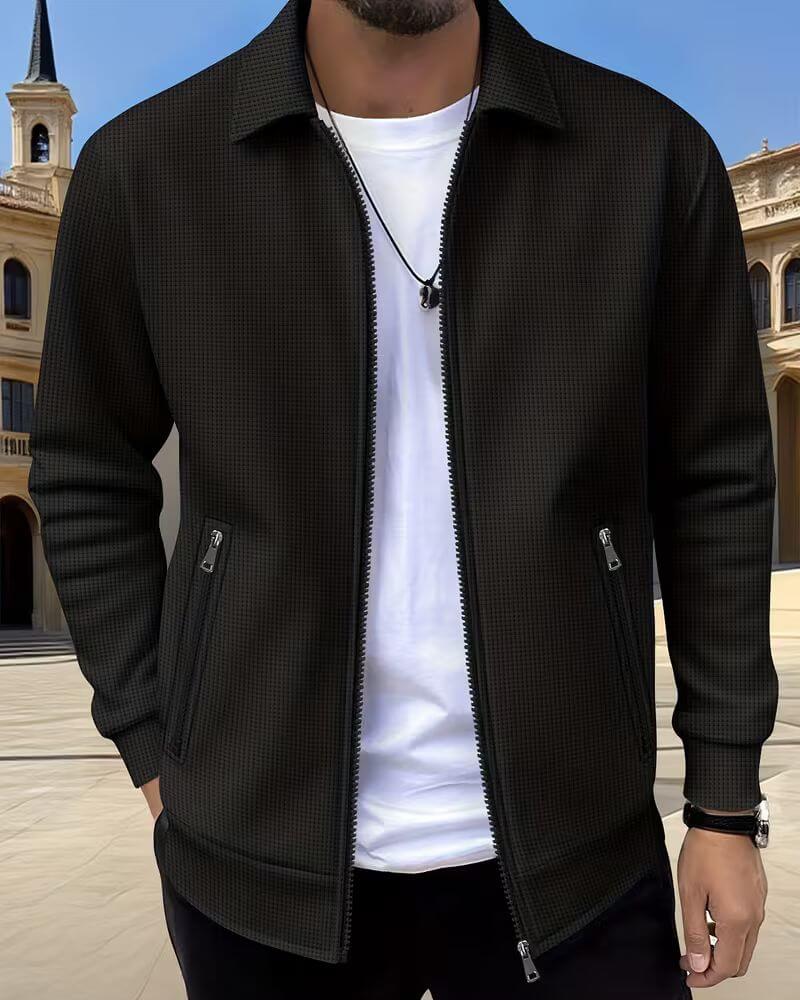 Erik- Modern Textured Jacket | By Mason & Reed London