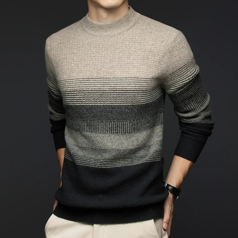 John -Gradient Knit Sweater  | By Mason & Reed London