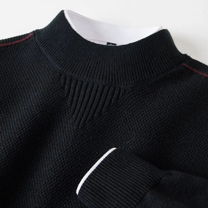 Arthur - Textured Everyday Crewneck Sweater | By Mason & Reed London