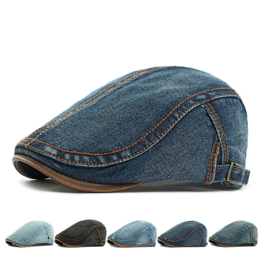Mikkel - Classic Washed Denim Cap | By Mason & Reed London