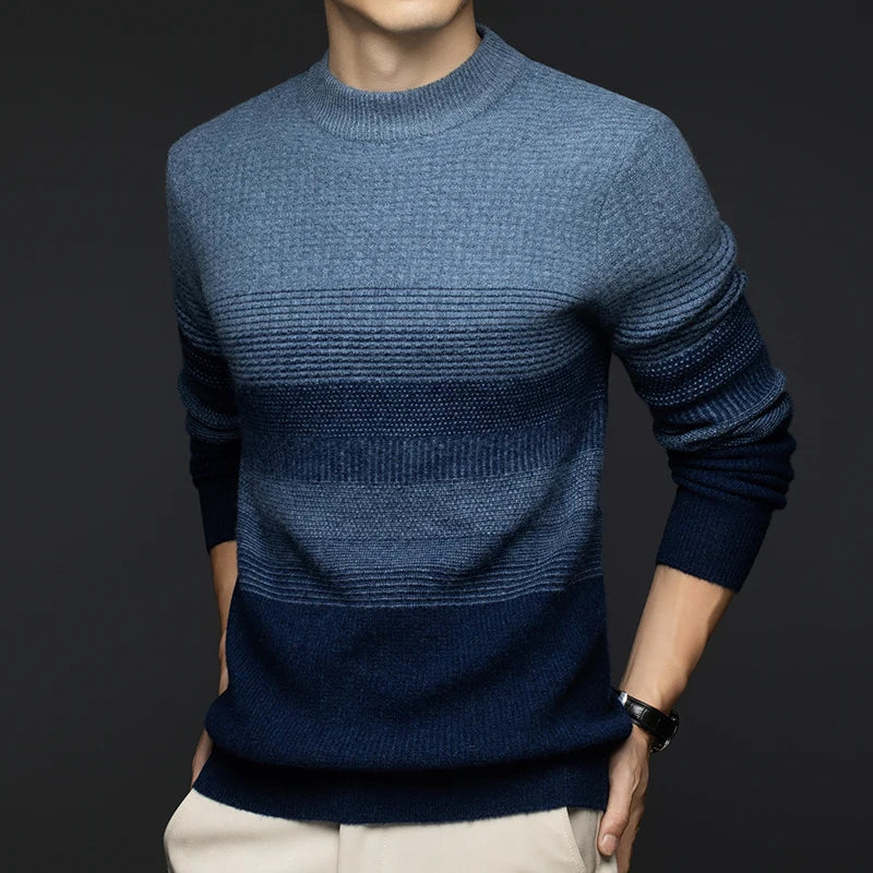 John -Gradient Knit Sweater  | By Mason & Reed London