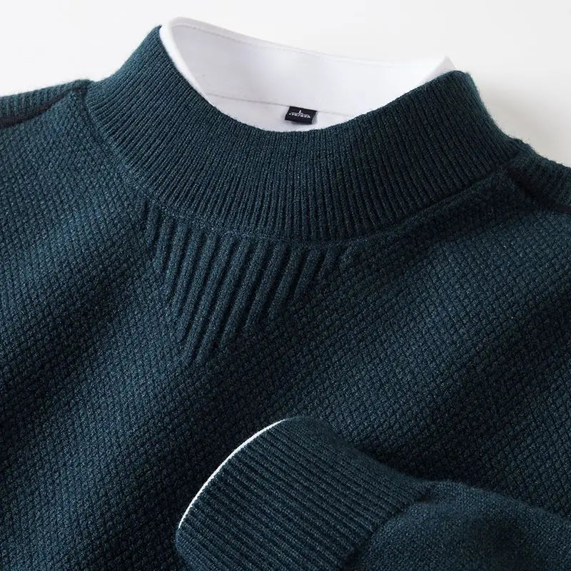 Arthur - Textured Everyday Crewneck Sweater | By Mason & Reed London