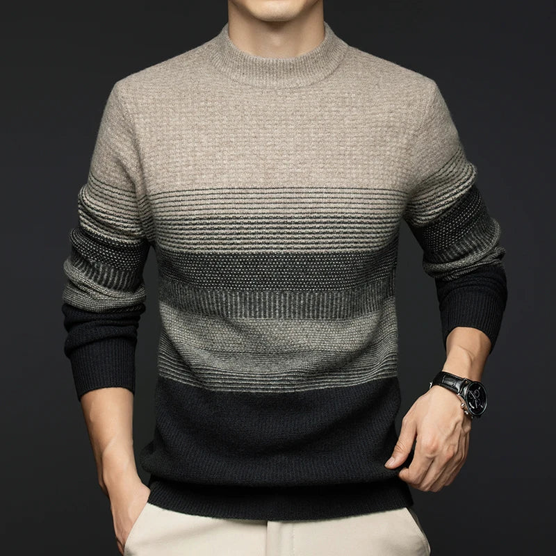 John -Gradient Knit Sweater  | By Mason & Reed London