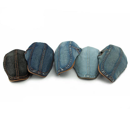 Mikkel - Classic Washed Denim Cap | By Mason & Reed London