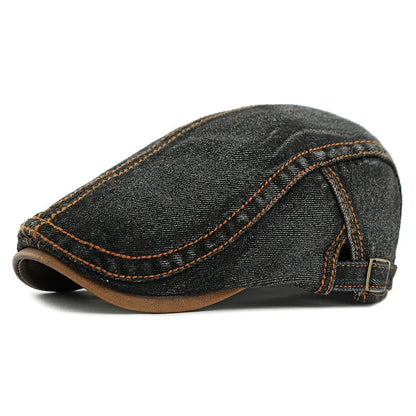 Mikkel - Classic Washed Denim Cap | By Mason & Reed London