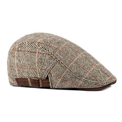 Kasper - Vintage Plaid Oxford Cap | By Mason & Reed London