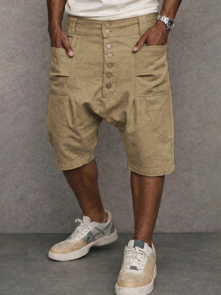 Mell - Casual Drop Crotch Shorts | By Julian & Claire Toronto