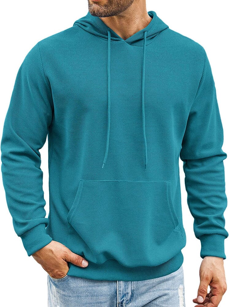 Wesley - Waffle Knit Hoodie | By Mason & Reed London