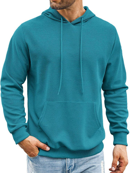 Wesley - Waffle Knit Hoodie | By Mason & Reed London
