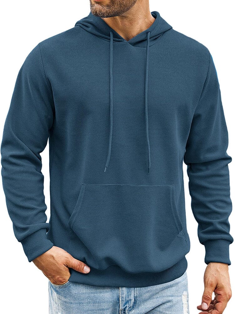 Wesley - Waffle Knit Hoodie | By Mason & Reed London