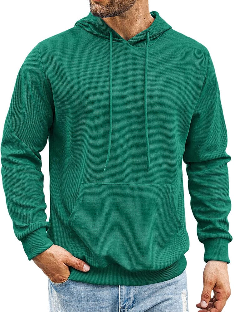 Wesley - Waffle Knit Hoodie | By Mason & Reed London