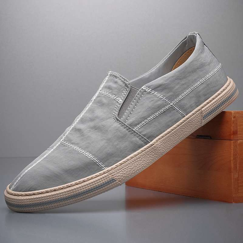 Callahan - Modern Canvas Slip-On Shoes | By Mason & Reed London