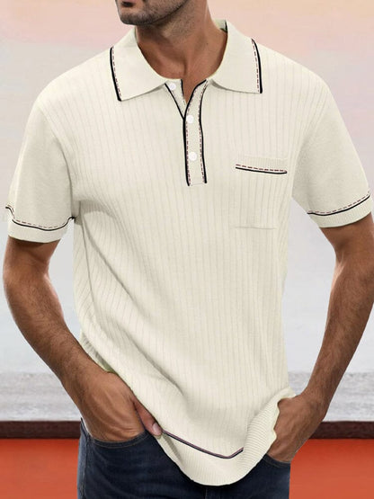 Jerry - Soft Breathable Knit Polo Shirt | By Mason & Reed London