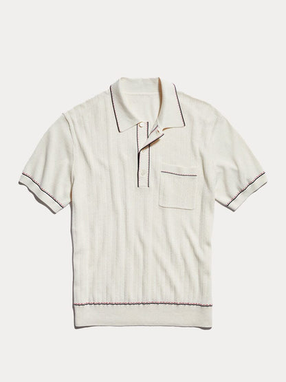 Jerry - Soft Breathable Knit Polo Shirt | By Mason & Reed London