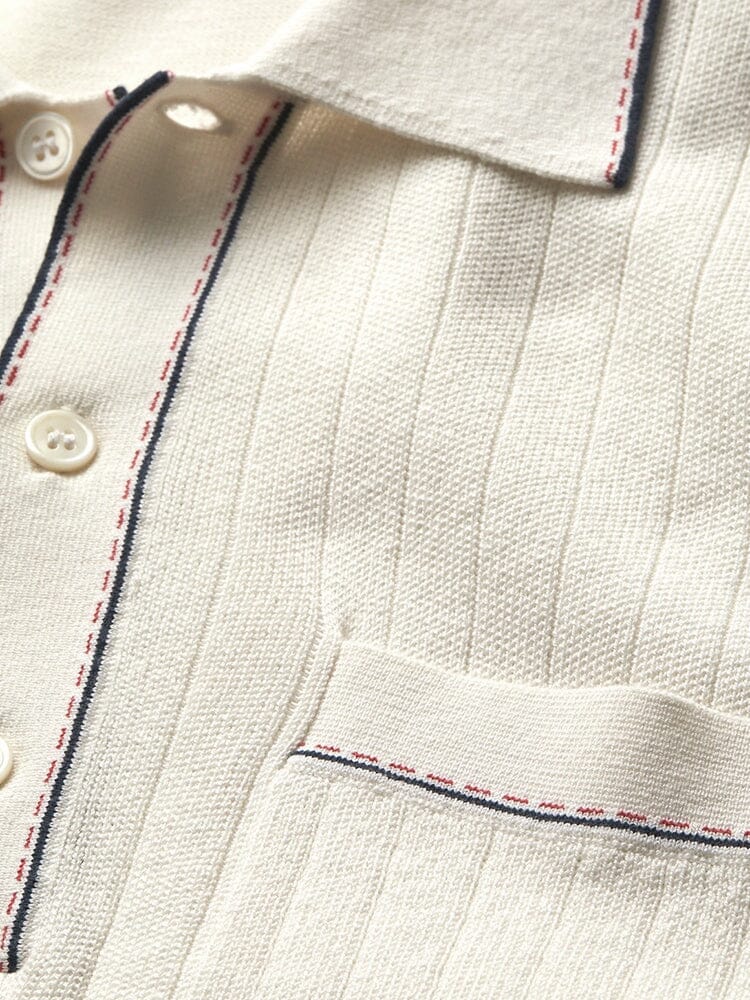 Jerry - Soft Breathable Knit Polo Shirt | By Mason & Reed London