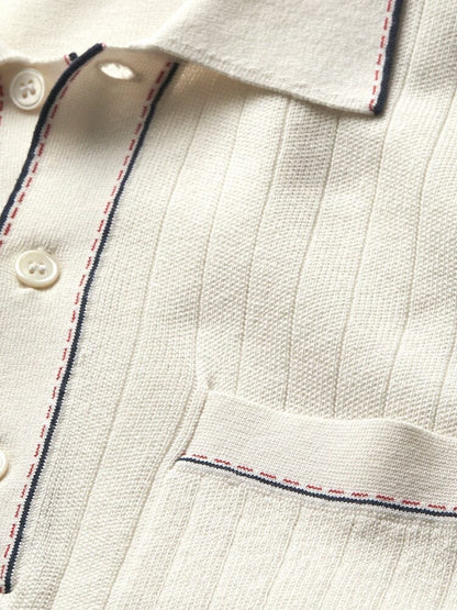 Jerry - Soft Breathable Knit Polo Shirt | By Mason & Reed London