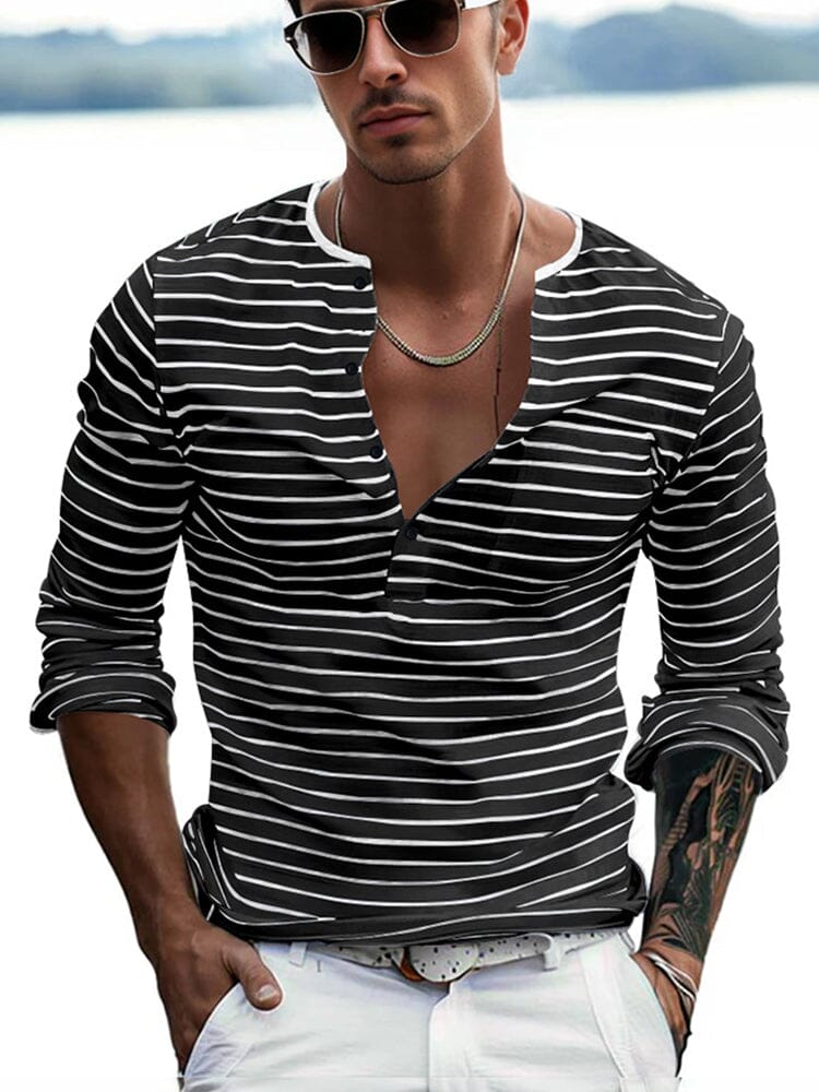 Mike - Comfy Stripe Shirt | By Mason & Reed London