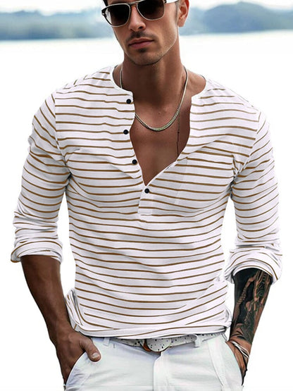 Mike - Comfy Stripe Shirt | By Mason & Reed London